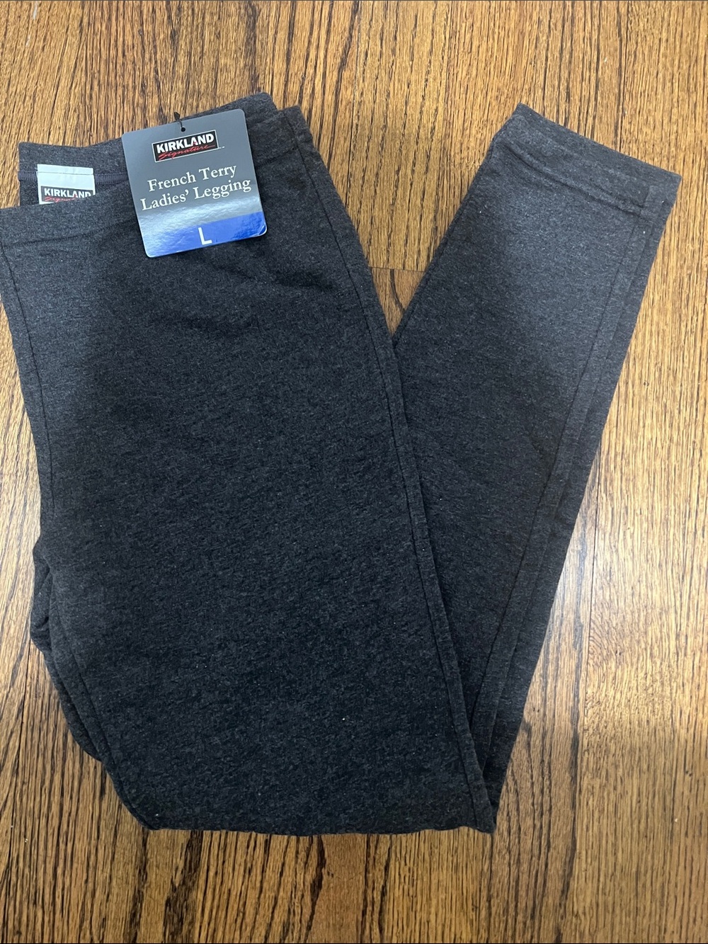 Kirkland Signature Dark Charcoal French Terry Leggings
